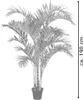 Palmier Areca Plante Arbre Artificiel Artificielle 190cm Voir les images du produit 6
