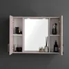 Specchio bagno contenitore con due pensili legno rovere Anteprima dell’immagine prodotto 4