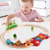 HAPE Regenbogen Holzpuzzle Zug E3825A Produktbild-Vorschau 4