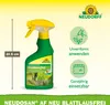A product shot of a spray bottle with marketing graphics and text. Produktbild-Vorschau