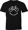 Fahrrad Herren T-Shirt Smile Happy Bike Radfahren Fun-Shirt Produktbild-Vorschau 1