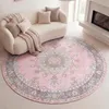 Teppich Vintage Rund - Lily Medaillon Rosa Produktbild-Vorschau 2