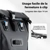 Wiltec Sacoche étanche pour porte-bagages noir mat – Voir les images du produit 6