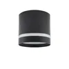 Deckenlampe Aluminium GX53 Ø 8,5 cm Aufputz Schwarz rund Produktbild-Vorschau 2