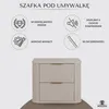 Rodan | Szafka Pod Umywalkę - 60 Cm - Wisząca - Beżowy Mat Podgląd zdjęcia produktu 2