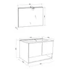 Möbel-Set für das Badezimmer in Holzoptik, 80cm | Venezia Produktbild-Vorschau 5