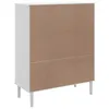 vidaXL Highboard SENJA Rattan-Optik Weiß 90x40x112 cm Produktbild-Vorschau 8