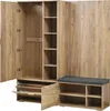Merax Garderobenset, Schuhschrank mit Klappen, Produktbild-Vorschau 9