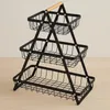 Metalowy kosz koszyk na owoce warzywa trzypoziomowy loft Podgląd zdjęcia produktu 9