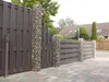 Gabionensäule eckig 22  cm x 22  cm, 80 cm Höhe, MW 5 cm x Produktbild-Vorschau 4