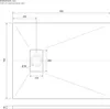 Brodzik LuxeBath 90x70cm Biały Bardzo płaski brodzik Podgląd zdjęcia produktu 7