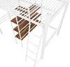 Hochbett, mit Schreibtisch, Regalen, Geländer, Leiter, Produktbild-Vorschau 21