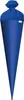 A blue school cone with a drawstring closure at the top and a red tip at the bottom. Produktbild-Vorschau