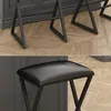 Set di 2 sgabelli da bar Vicco Vault Nero 40 x 64 cm 2 Anteprima dell’immagine prodotto 5