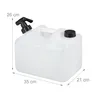 Relaxdays Wasserkanister mit Hahn, 10 Liter, Kunststoff Produktbild-Vorschau 4