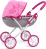Milly Mally Doll Pram Dori Prestige 60 Cm Rose/Gris Voir les images du produit 1