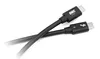 A black Thunderbolt 5 to USB-C cable with connectors on both ends. Podgląd zdjęcia produktu