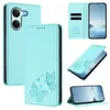 Kožené pouzdro pro Xiaomi Poco X8 Pro/Redmi Turbo 5, motýlí Náhled obrázku produktu 2