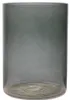 Blumenvase Neville - dunkelgrau transparent - Glas - 18 x Produktbild-Vorschau 1