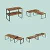 Set di 2 ripiani da tavolo Relaxdays, organizer da cucina Anteprima dell’immagine prodotto 5