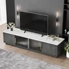 MODFU Mobile TV basso con 4 cassetti e 2 ante in vetro, Anteprima dell’immagine prodotto 2