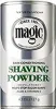 A silver can of Magic Shaving Powder. Podgląd zdjęcia produktu