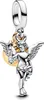 PANDORA Moments Charm-Anhänger Amor, IP Gold, 925er Silber Produktbild-Vorschau 1
