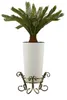 Dastal Blumenständer 38x21 cm gold Dekoration Vintage Produktbild-Vorschau 4