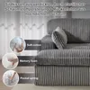 Sofa Cordsofa 2-Sitzer mit Bettfunktion, modernes Produktbild-Vorschau 3