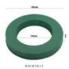 Nass Steckschaum Kranz 25cm mit ringförmiger Produktbild-Vorschau 5