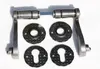UHRIG DRÜCKERPAAR + 4x ROSETTEN Set Klinke Antik Eisen Produktbild-Vorschau 2