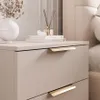 Nachttisch LINA KASCHMIR 2S LED mit goldfarben verchromtem Produktbild-Vorschau 3