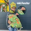 HECKBO Kinder Turnbeutel mit Sichtfenster & Dschungel-Motiv Produktbild-Vorschau 4