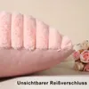 MODFU 2er Set Samt Kissenbezug , Kissenhülle 45x45 cm mit Produktbild-Vorschau 2