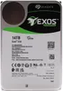 A close-up, front-facing view of a Seagate Exos X18 14TB internal hard drive. Anteprima dell’immagine prodotto