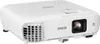 A white Epson projector is shown from a slightly elevated front-left angle on a white background. Produktbild-Vorschau