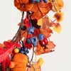 HOMLA SAFIRA Kranz mit Velourkürbissen 50 cm Produktbild-Vorschau 2