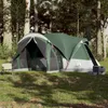 vidaXL Tipi-Familienzelt 8 Personen Grün Wasserdicht Produktbild-Vorschau 3