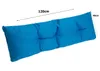 A blue cushion with dimensions indicated by text overlays. Anteprima dell’immagine prodotto