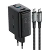 Acefast 2in1 Ladegerät GaN 65W USB Type C / USB, Adapter Produktbild-Vorschau 3