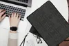 MuchoWow® Laptop Hülle 14 ZollLeder - Textur - Tierhaut Produktbild-Vorschau 2