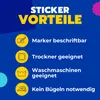 AVERY Zweckform ETVET36M 36 AVERY Zweckform Namensetiketten Anteprima dell’immagine prodotto 2