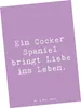 Mr. & Mrs. Panda Postkarte Spruch Liebe Cocker Spaniel - Produktbild-Vorschau 1