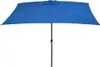 Ombrellone con palo in metallo 300x200 cm azzurro Anteprima dell’immagine prodotto 12