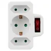 Adapter gniazda McPower, 1x styk uziemiający, 2x Euro, z Podgląd zdjęcia produktu 2