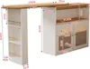 okwish 360° Drehbarer Esszimmertisch Bartisch, Moderner Produktbild-Vorschau 8