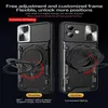 Pre Motorola Moto G54 Armor Magnet Ring Cover Puzdro na Náhľad obrázku produktu 8