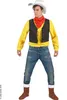 Lucky Luke licenza costume da cowboy uomo giallo-nero-rosso Anteprima dell’immagine prodotto 1