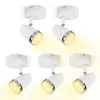 ZMH LED Deckenstrahler 1 Flammig Modern 4W 5er Weiß Produktbild-Vorschau 2