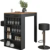 Bartisch-Set Vicco Repose Goldkraft Eiche/Anthrazit 67 x Produktbild-Vorschau 6
